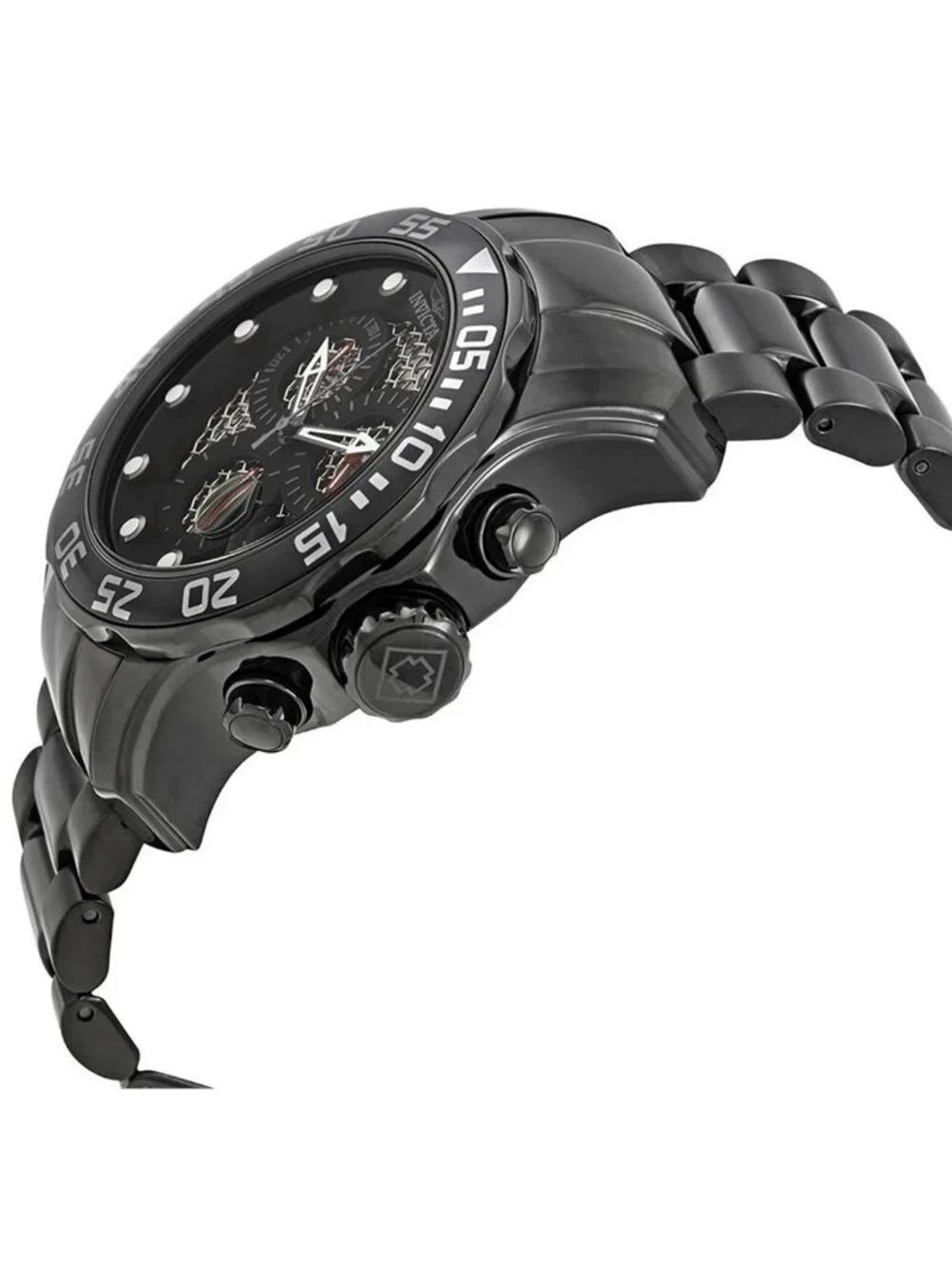 NWT Invicta Pro Diver Chronograph Black Open Weave Dial Men's Watch